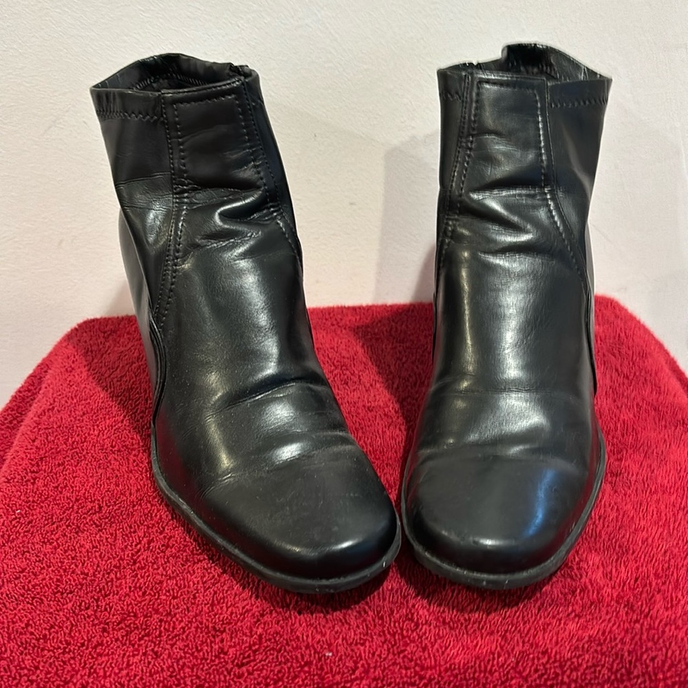 Franco Sarto Black heel booties Size 10